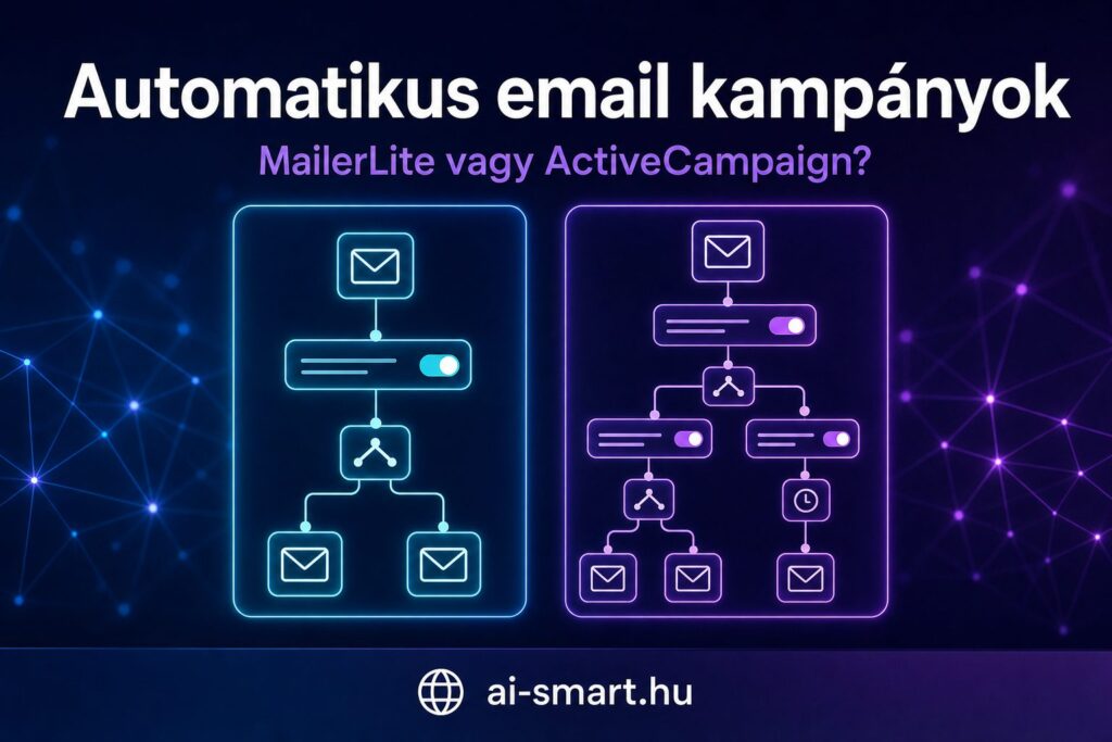 Automatikus email kampányok — MailerLite vagy ActiveCampaign
